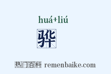 骅駵是什么意思的图片